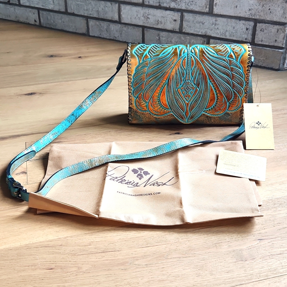 Patricia Nash Leather Sarola Crossbody